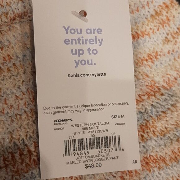 Vylette Sweater Jogger Pants NWT - Picture 6 of 14